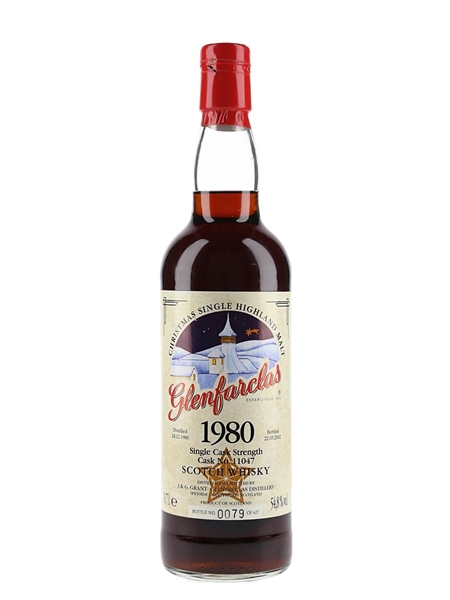 Glenfarclas 1980 Christmas Edition Single Cask 11047 Bottled 2002 - German Import 70cl / 54.8%