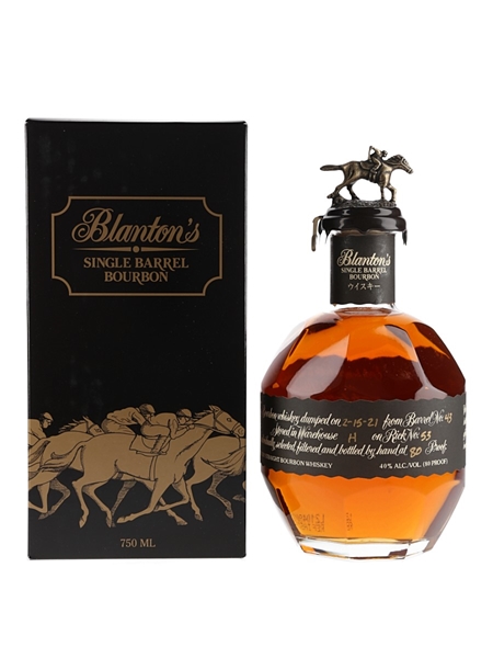 Blanton's Single Barrel No.43 Bottled 2021 - Japanese Release 75cl / 40%