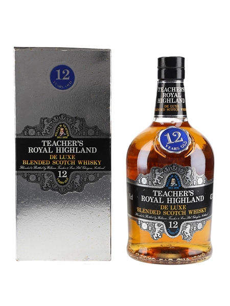 Teacher's 12 Year Old Royal Highland Bottled 1980s 75cl / 43%