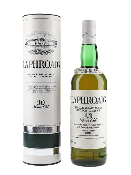 Laphroaig 10 Year Old Bottled 1990s - Pre Royal Warrant 70cl / 40%