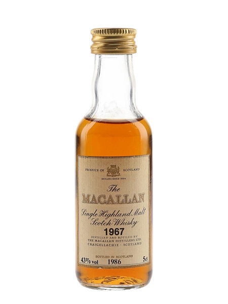 Macallan 1967 Bottled 1986 5cl / 43%