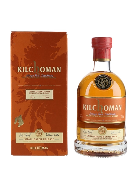 Kilchoman Small Batch Release Bottled 2019 - Batch Number 1 70cl / 48.3%