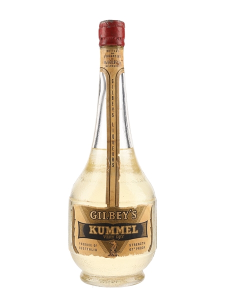 Gilbey's Kummel Very Dry Bottled 1950s - Australia 70cl / 38%