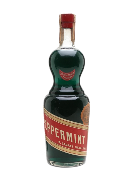 Eduardo Garriga Peppermint Liqueur Bottled 1960s 100cl / 40%