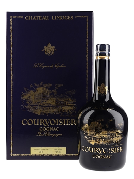 Courvoisier Chateau Limoge Ceramic Decanter 70cl / 40%