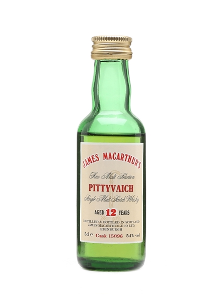 Pittyvaich 12 Year Old James MacArthur 5cl / 54%