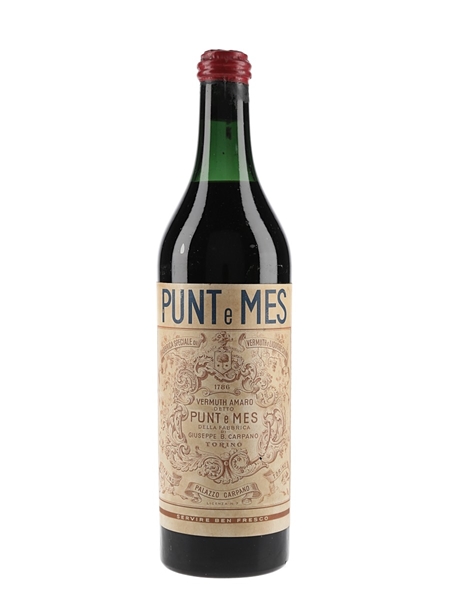 Carpano Punt E Mes Bottled 1950s-1960s 100cl