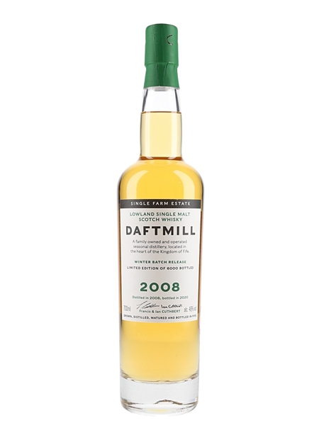 Daftmill 2008 Bottled 2020 - Winter Batch Release 70cl / 46%