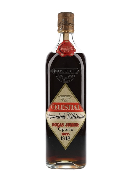 Pocas Junior Celestial Aguardente Velhissima Bottled 1950s -1960s 75cl / 42.5%