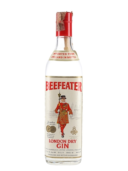 Beefeater London Dry Gin Bottled 1970s - Silva 75cl / 40%