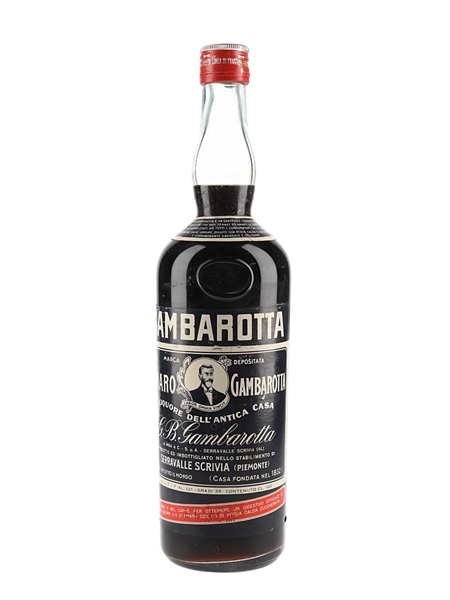 Gambarotta Amaro Bottled 1960s 100cl / 36%