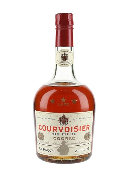 Courvoisier 3 Star Luxe Bottled 1960s 68cl / 40%