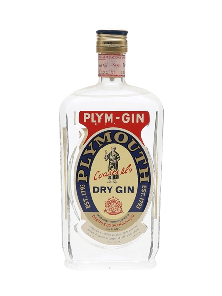 Coates & Co. Plym - Gin Bottled 1960s - Stock 75cl / 46%