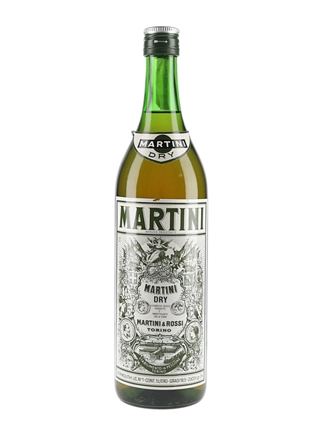 Martini Dry Bottled 1960s -1970s 100cl / 18.5%