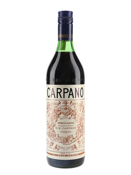 Carpano Vermouth Classico Bottled 1970s 100cl / 16.3%