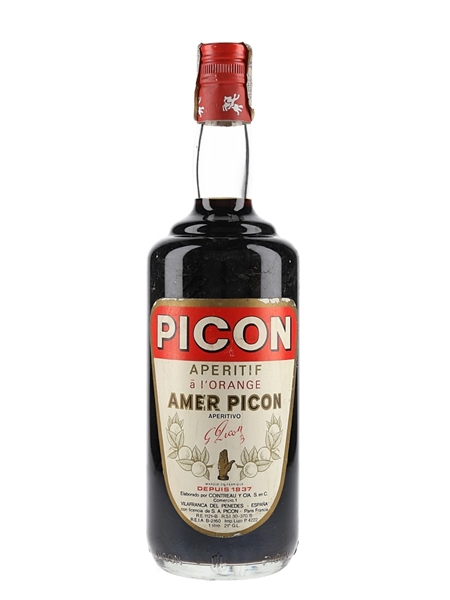 Picon Aperitif A L'Orange Bottled 1970s 100cl / 21%