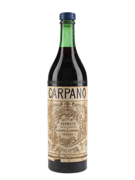 Carpano Vermuth Bottled 1960s 100cl / 16.5%