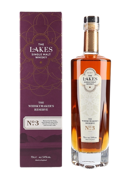 Lakes Distillery Whiskymaker's No.3 Bottled 2020 70cl / 54%