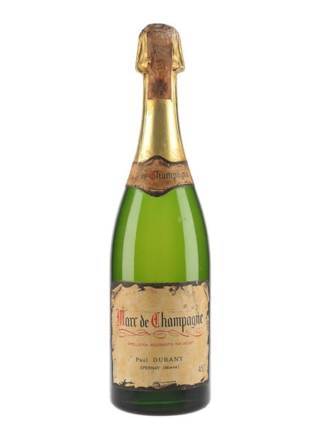 Marc De Champagne Paul Durany Bottled 1970s -1980s 100cl / 45%