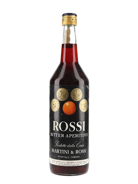 Rossi Bitter Aperitivo Bottled 1960s -1970s 100cl / 25%