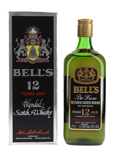 Bell's 12 Year Old De Luxe Bottled 1980s 75cl / 40%