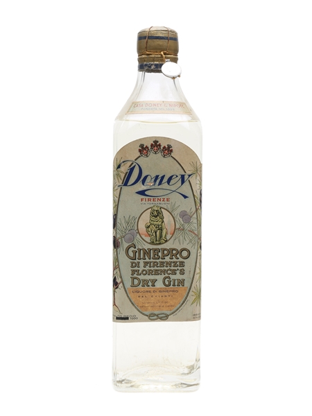 Doney Ginepro Di Firenze Dry Gin Bottled 1950s 100cl / 44%