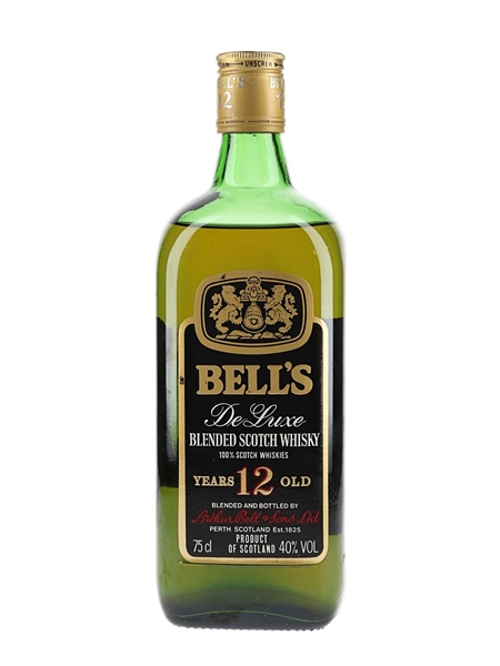 Bell's 12 Year Old De Luxe Bottled 1980s 75cl / 40%