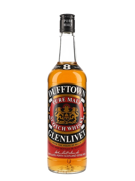 Dufftown Glenlivet 8 Year Old Bottled 1980s 75cl / 40%