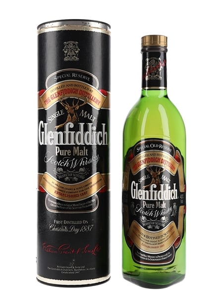 Glenfiddich Special Old Reserve Pure Malt Bottled 1980s 75cl / 40%