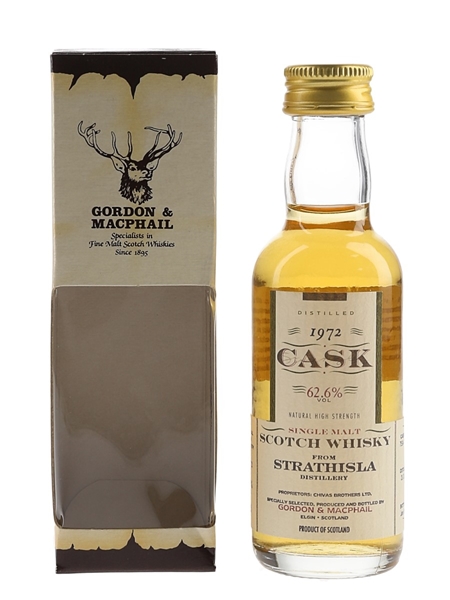 Strathisla 1972 Cask Strength Bottled 1997 - Gordon & MacPhail 5cl / 62.6%