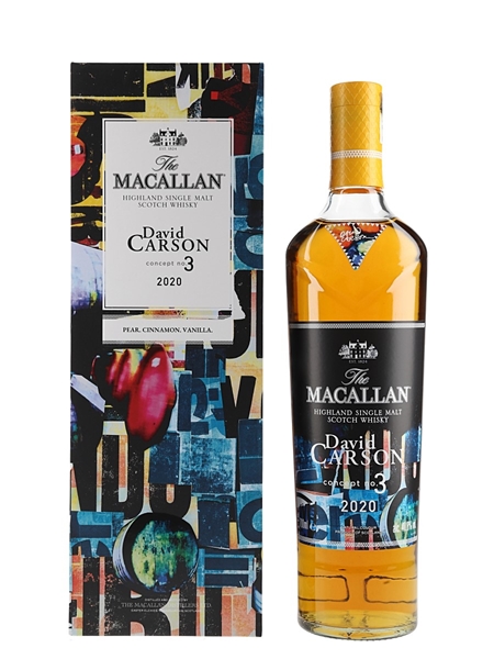 Macallan Concept Number 3 2020 Release - David Carson 70cl / 40.8%