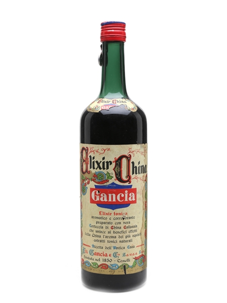 Gancia Elixir China Liqueur Bottled 1950s 100cl / 31%