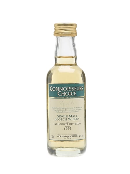 Inchgower 1993 Connoisseurs Choice Bottled 2000s - Gordon & MacPhail 5cl / 43%