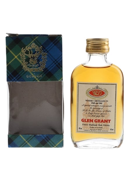 Glen Grant Royal Wedding 1948 & 1961 Bottled 1981 Gordon & MacPhail 5cl / 40%