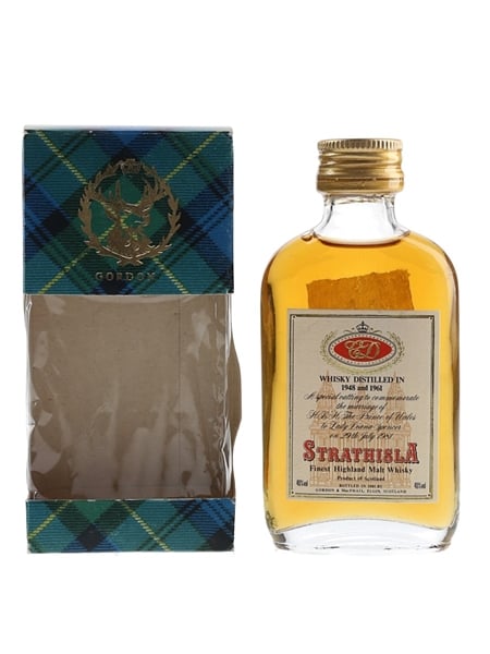 Strathisla Royal Wedding 1948 & 1961 Bottled 1981 - Gordon & MacPhail 5cl / 40%