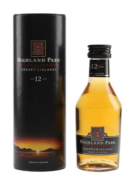 Highland Park 12 Year Old Bottled 1990s-2000s 5cl / 40%