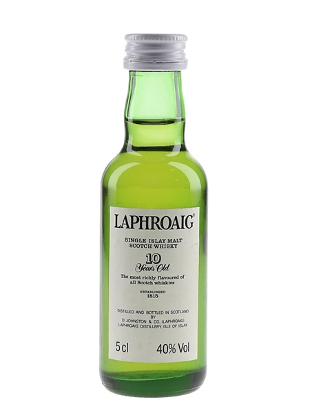 Laphroaig 10 Year Old Bottled 1980s-1990s - Pre Royal Warrant 5cl / 40%