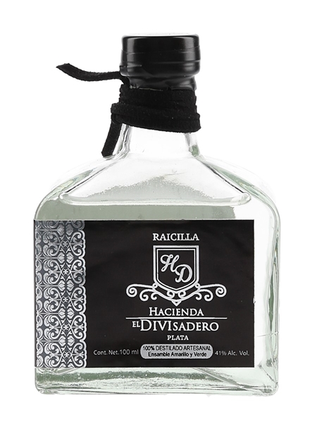 Raicilla Hacienda El Divisadero Plata  10cl / 41%