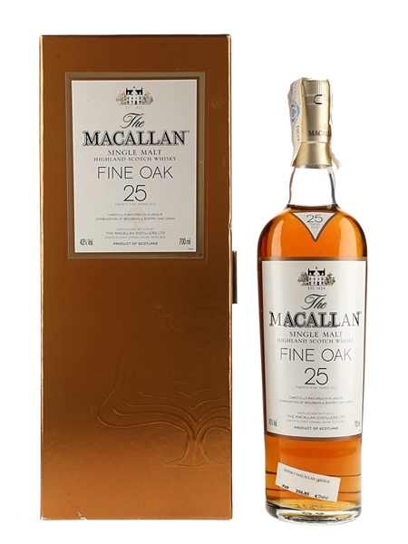 Macallan 25 Year Old Fine Oak Bottled 2000s 70cl / 43%