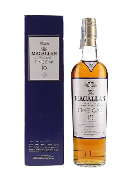 Macallan 18 Year Old Fine Oak  70cl / 43%