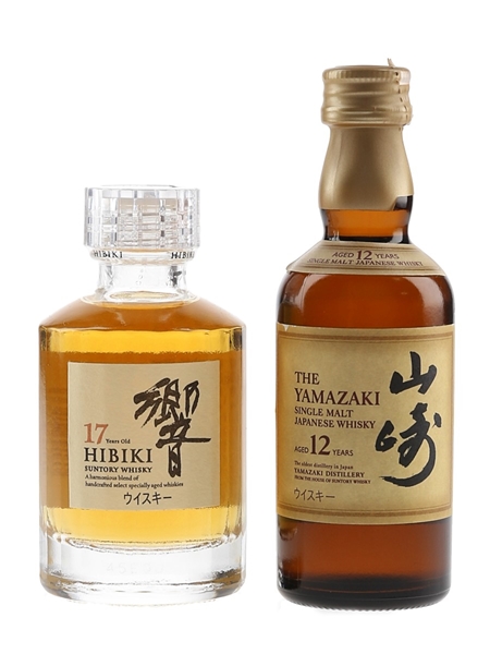 Hibiki 17 Year Old & Yamazaki 12 Year Old  2 x 5cl / 43%