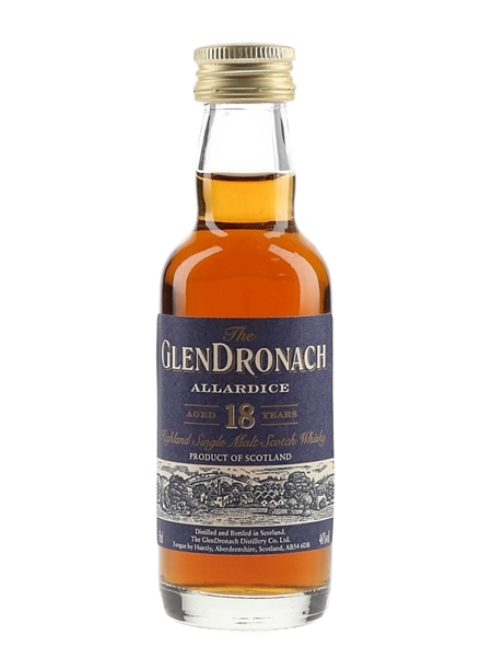 Glendronach 18 Year Old Allardice  5cl / 46%