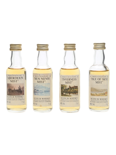 The Whisky Shop Miniatures  4 x 5cl / 40%