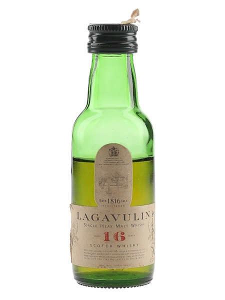 Lagavulin 16 Year Old Bottled 1980s-1990s - White Horse Distillers 5cl / 43%