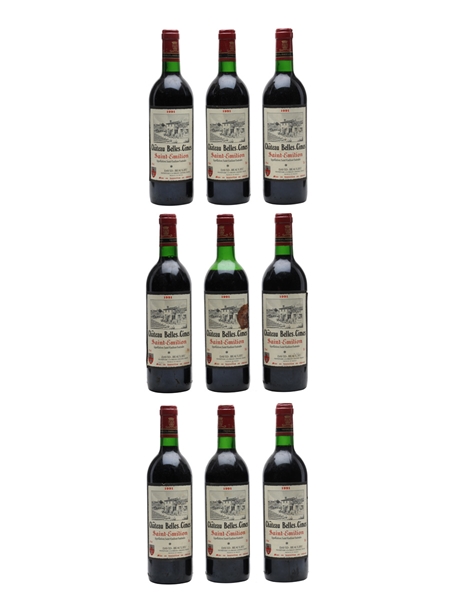 Chateau Belles-Cimes 1991 Saint Emilion 9 x 75cl / 13%