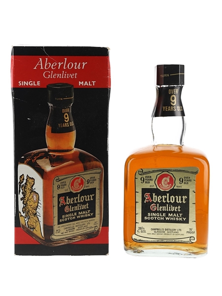 Aberlour Glenlivet 9 Year Old Bottled 1970s 75.7cl / 40%