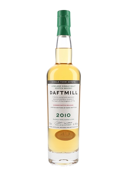 Daftmill 2010 Bottled 2021 - Summer Batch Release 70cl / 46%