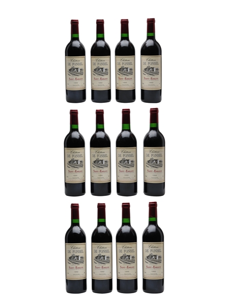 Chateau De Fonbel 1992 Saint Emilion - Vauthier 12 x 75cl / 12%