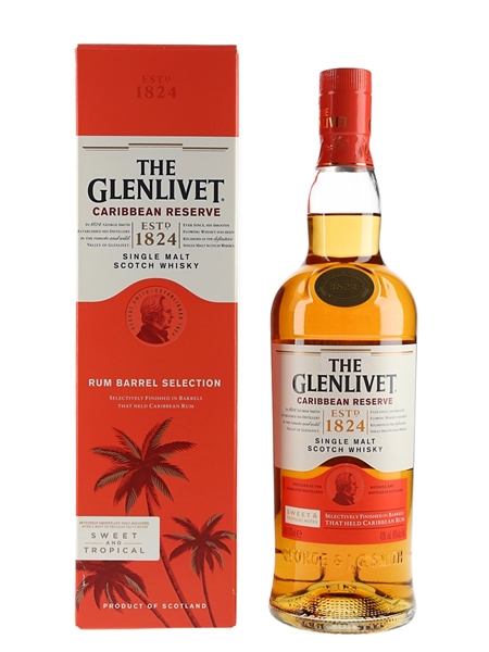 Glenlivet Caribbean Reserve Bottled 2020 - Rum Cask Finish 70cl / 40%