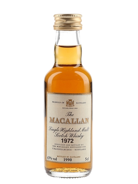 Macallan 1972 Bottled 1990 5cl / 43%